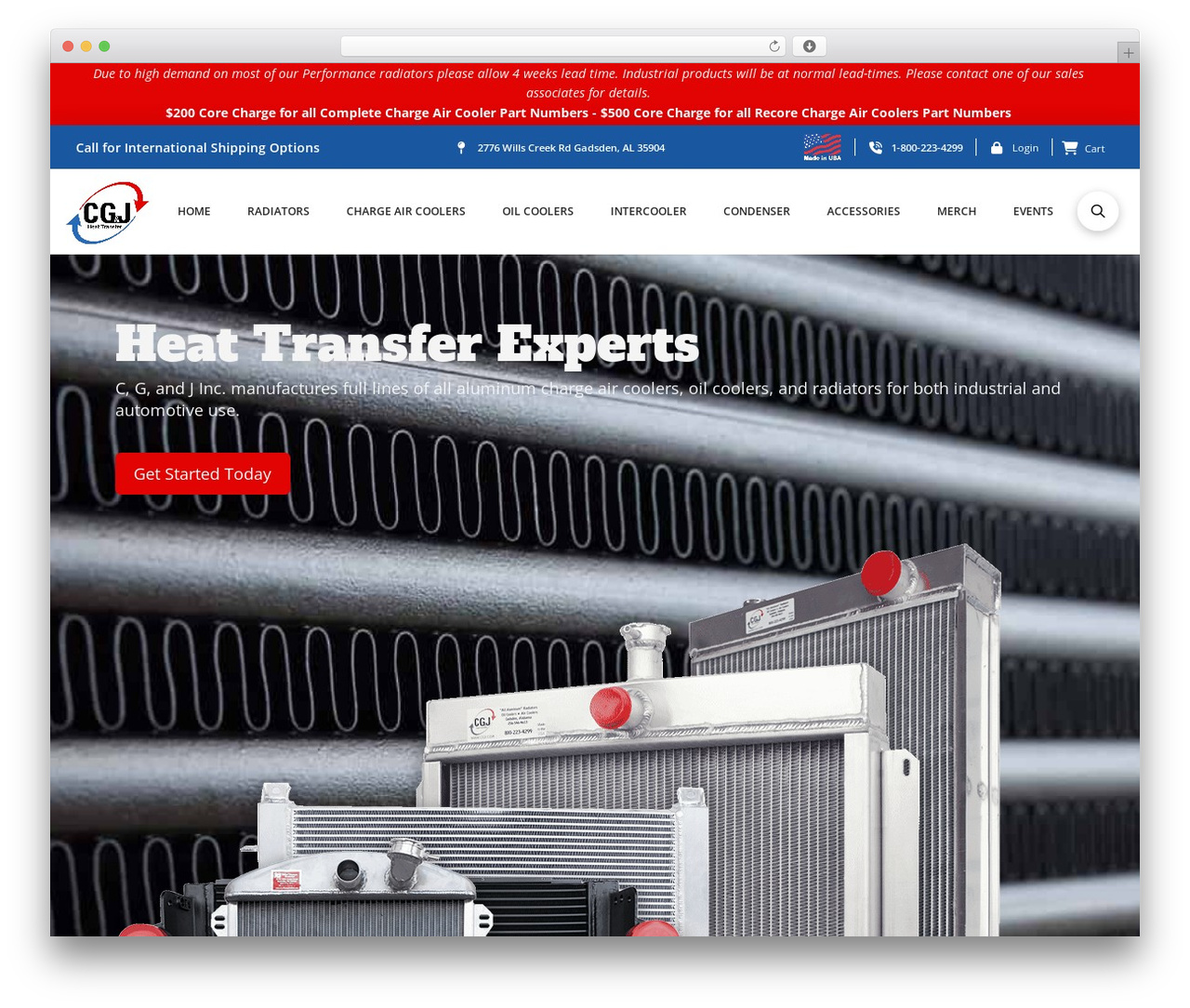 Pro WordPress theme - cgj.com