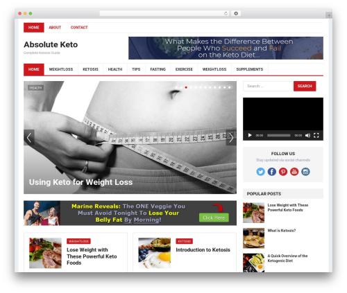 Standard Pro theme WordPress - ketodietguru.com