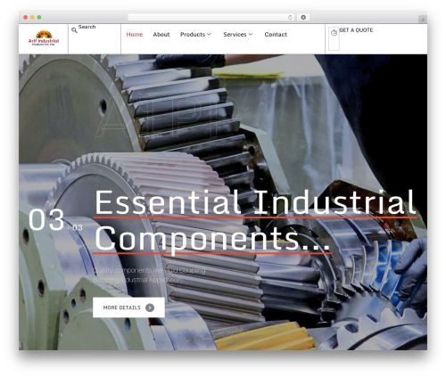 Theme WordPress Machino - arifindustrial.com