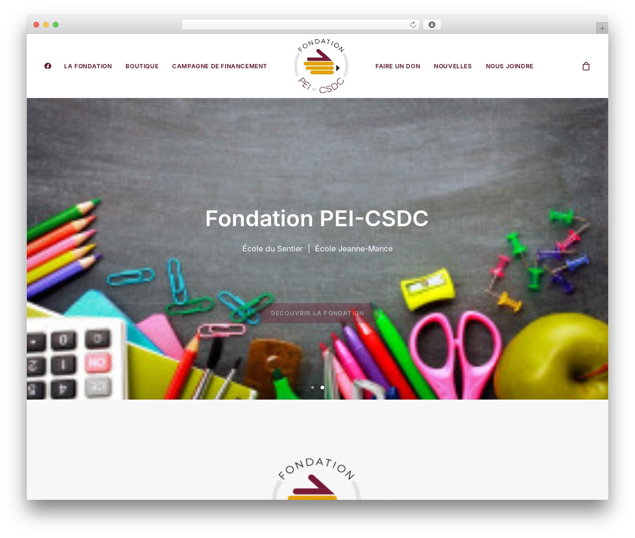 Uncode Child WordPress theme - fondationpei-csdc.com