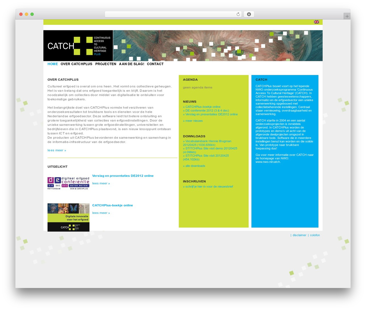 website Catchplus WP theme - catchplus.nl