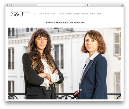 WordPress theme LEVELUP - sj-avocats.com