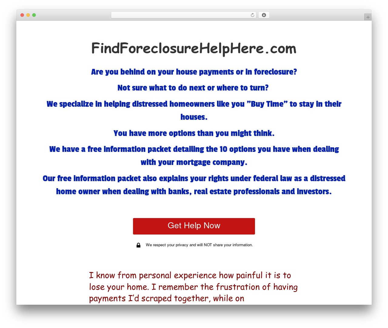 WordPress theme Beaver Builder Theme - findforeclosurehelphere.com