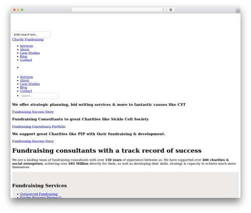 WordPress theme cf - charity-fundraising.org.uk