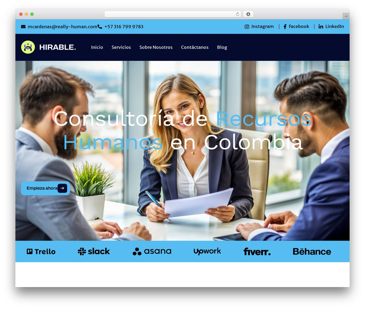 WordPress theme Hirable - really-human.com WordPress theme Hirable - really-human.com