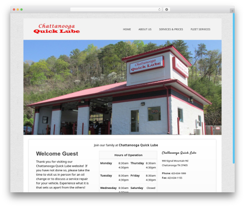 WordPress theme Marea - chattanoogaquicklube.com