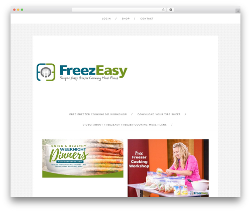 WordPress theme Style Theme - freezeasy.com