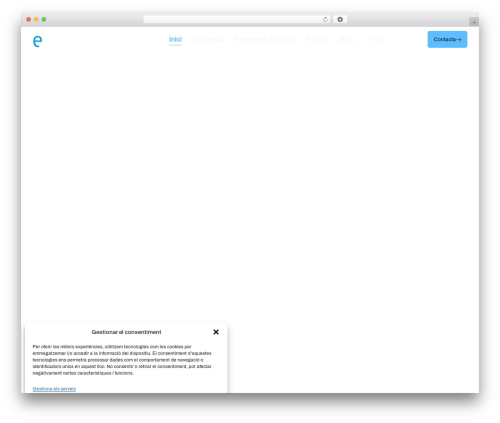 WordPress website theme Execor - eprojecta.cat