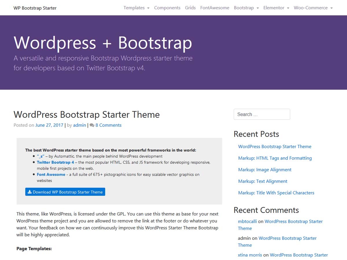 Добавить bootstrap в проект