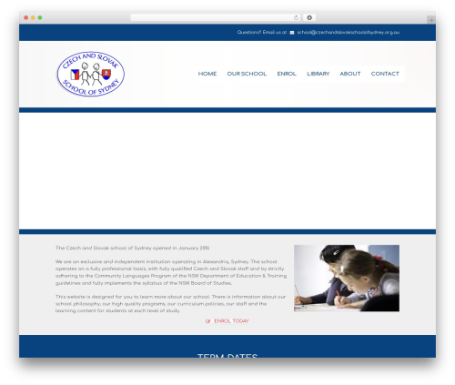 Active|CMS Custom Theme WordPress theme - czechandslovakschoolofsydney.org.au