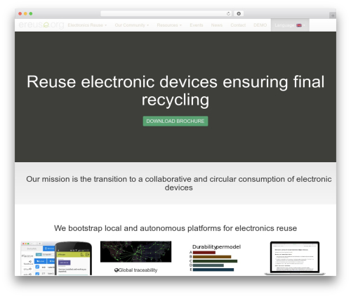 Bootstrap Basic WordPress theme free - ereuse.org Bootstrap Basic WordPress theme free - ereuse.org