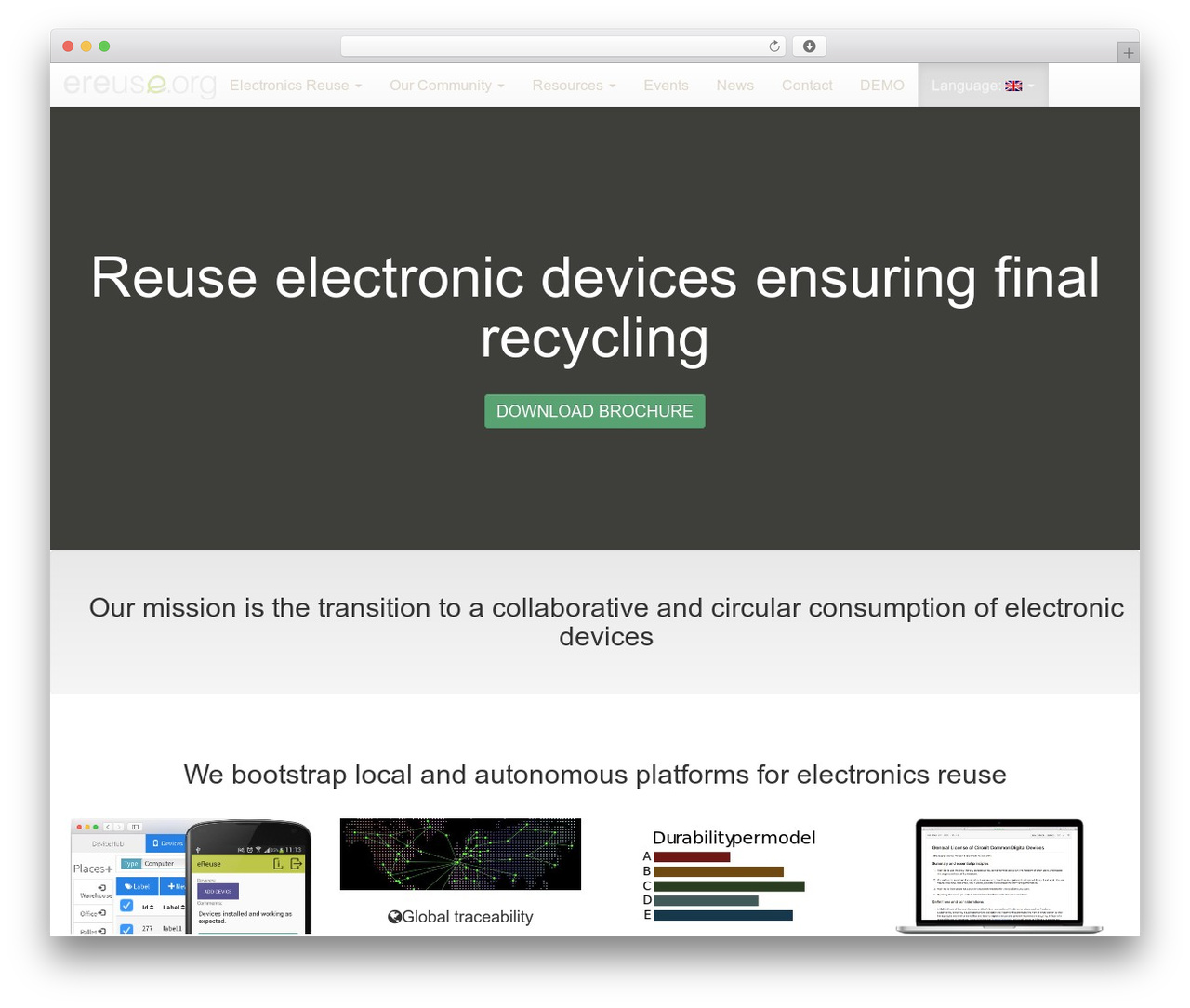 Bootstrap Basic WordPress theme free - ereuse.org Bootstrap Basic WordPress theme free - ereuse.org