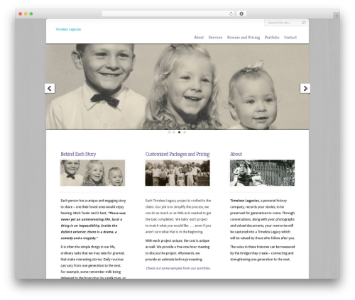 Slidedeck2 personal WordPress plugin - timelesslegacies.com