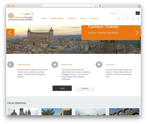 cherry theme WordPress - conocetoledo.es
