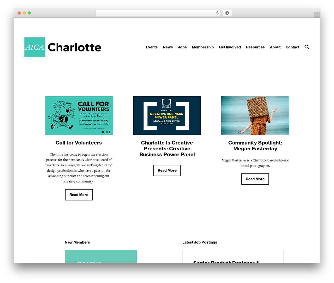iKit Three WordPress theme - charlotte.aiga.org
