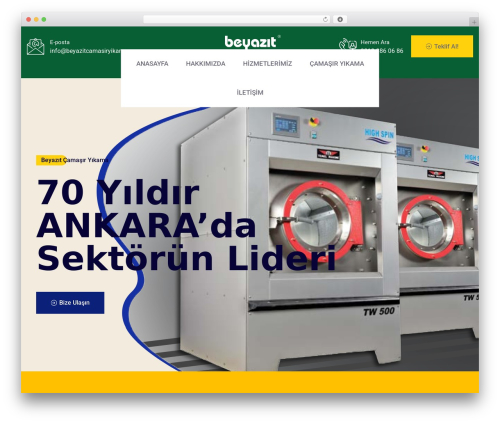 Klenar theme WordPress - beyazitcamasiryikama.com
