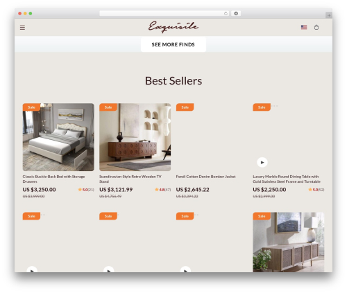 Miro WordPress theme - exquisile.com
