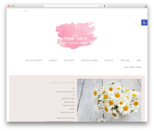 Poza WordPress theme - limoramir.co.il