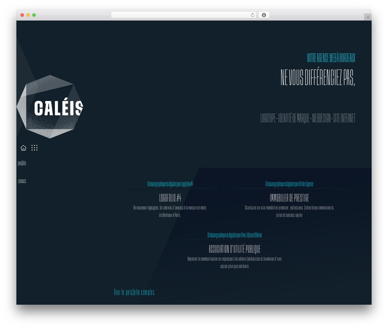 Pro WordPress theme - caleis.fr