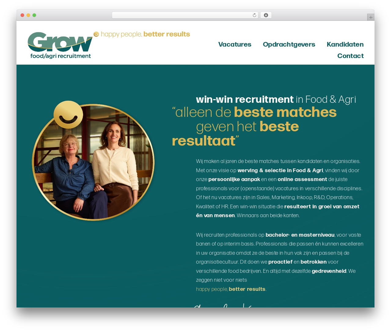 Uncode premium WordPress theme - grow-recruitment.com