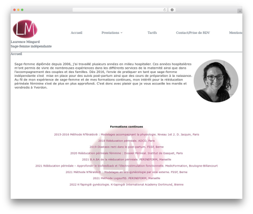 WordPress theme Blocksy - laurencemingard.ch