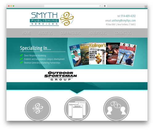 WordPress theme Custom Responsive (SASS) Theme - smythps.com