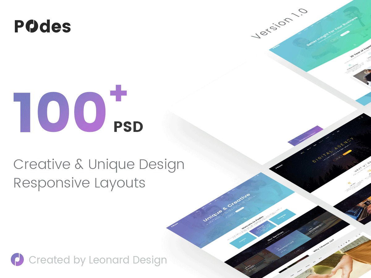 WordPress theme Podes WordPress theme Podes