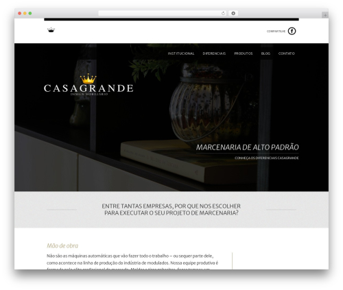 WP-Skeleton WordPress theme - casagrandemarcenaria.com.br
