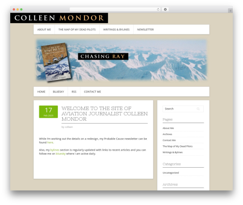 Contango WordPress website theme - chasingray.com Contango WordPress website theme - chasingray.com