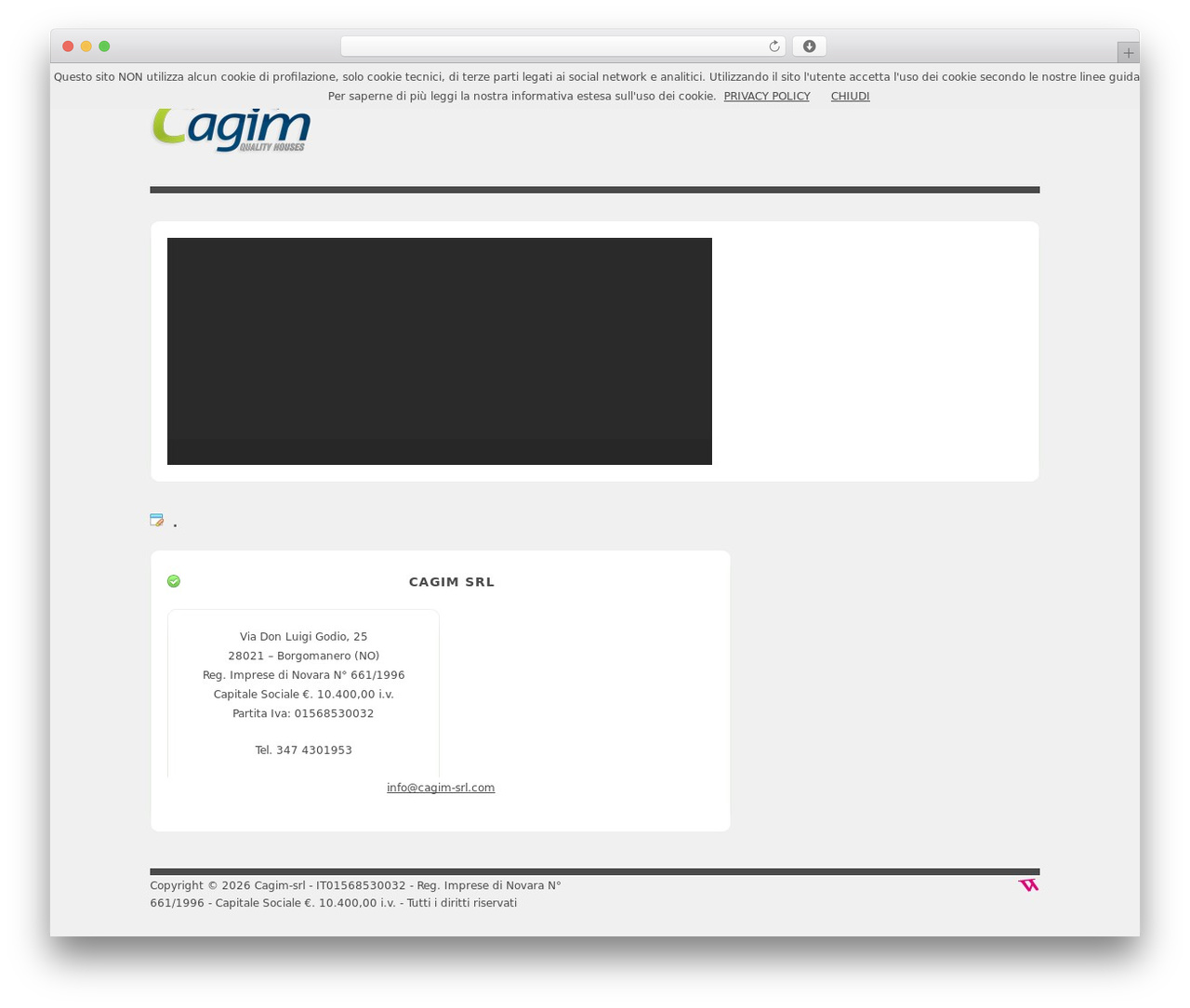 deCasa WordPress theme - cagim-srl.com