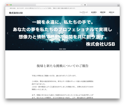 Lightning WordPress theme - usb.co.jp