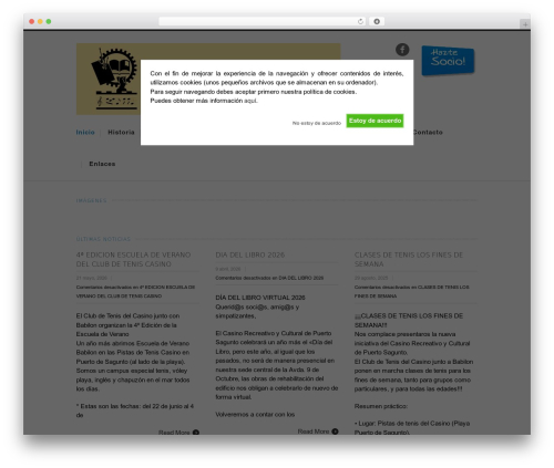 Cookie Warning (cookie-warning) free WordPress plugin - casinopuertosagunto.com