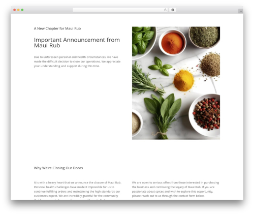 Theme WordPress Divi - mauirub.com