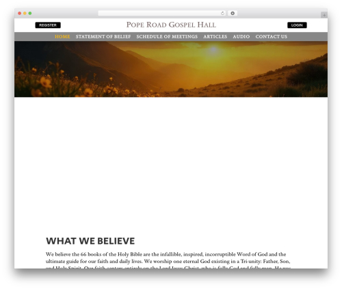 Theme WordPress Divi - poperoadgospelhall.ca