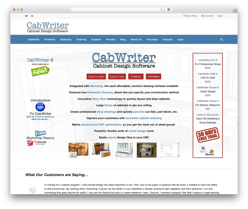 Woo products list WordPress plugin - cabwritersoftware.com