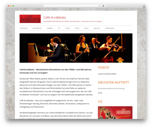 Tiny Framework theme WordPress free - cafe-arrabbiata.de