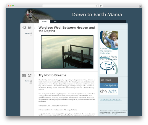 Typebased WP theme - dtemama.com