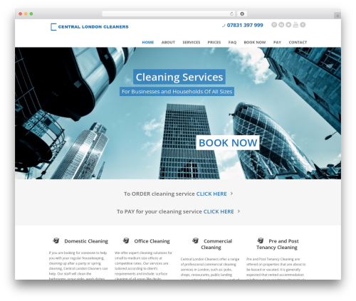 WordPress theme Bigwig - centrallondoncleaners.com