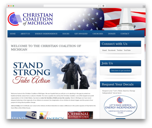 WordPress theme Candidate - ccofmi.org