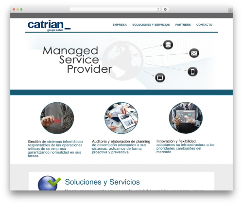 WordPress theme impulse - catrian.com