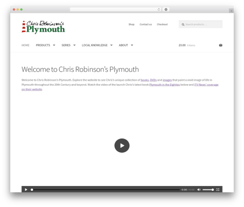WordPress theme Storefront - chrisrobinson.co.uk