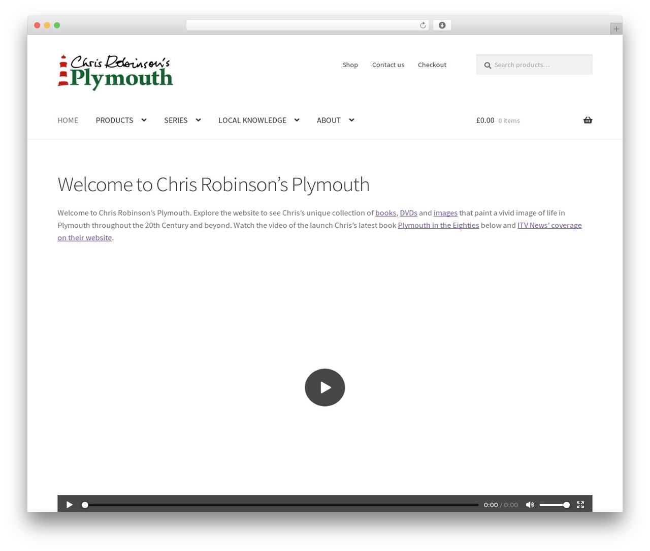 WordPress theme Storefront - chrisrobinson.co.uk