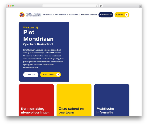 WordPress theme Evolve WP - obspietmondriaan.nl