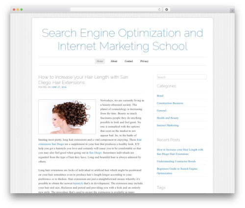 WordPress theme Forever - calpecollegeschool.com