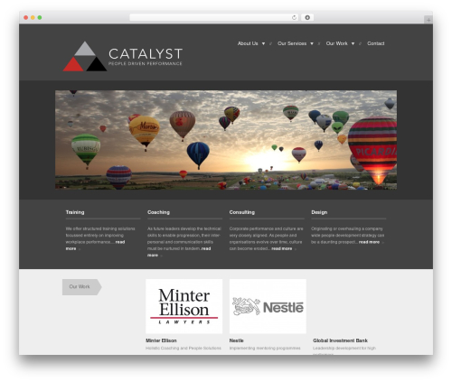 WordPress theme Prolio - catalyst-ep.com