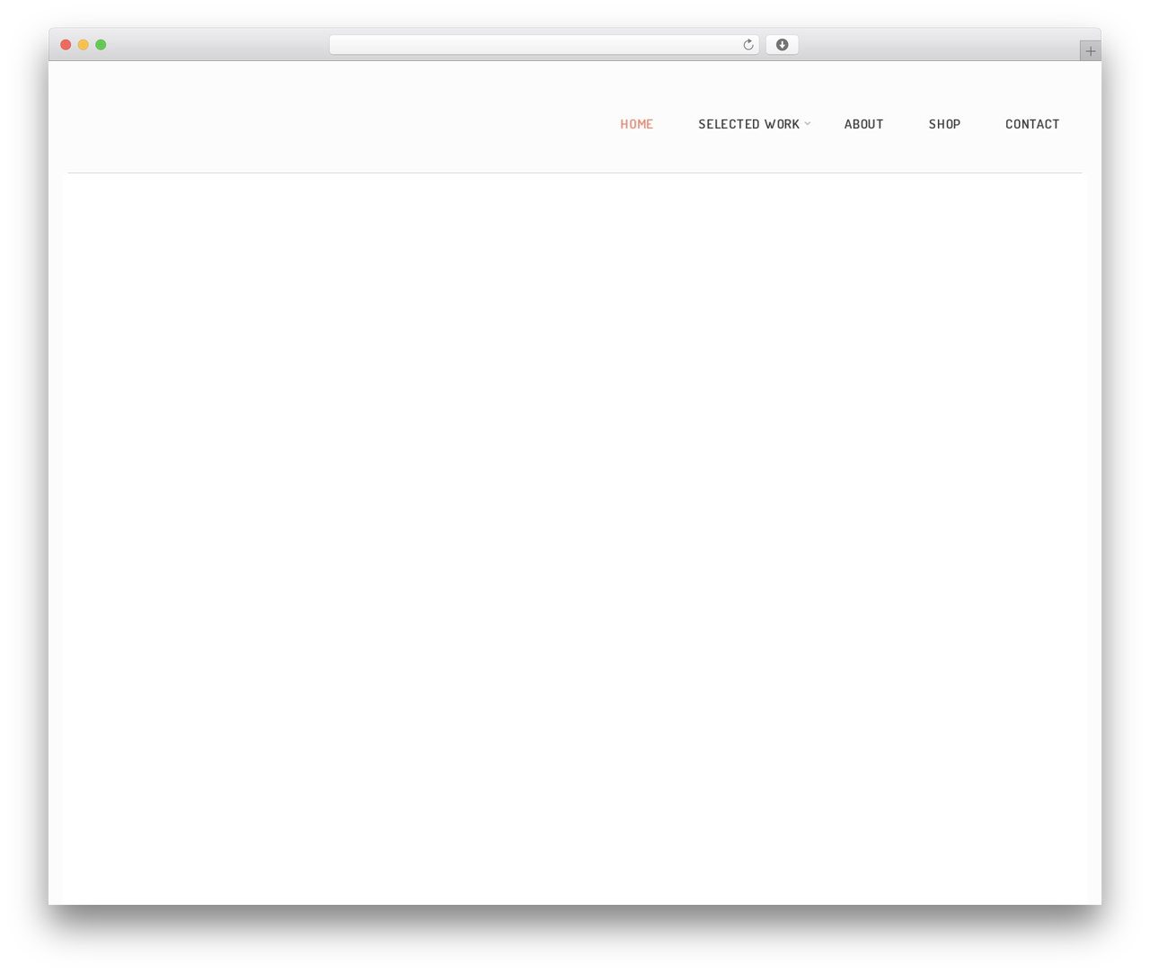 WordPress theme Vance - megoshea.com