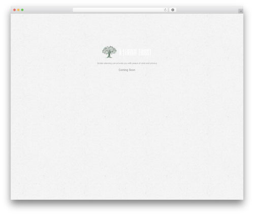 WordPress website theme cherry - alivingtrust.net