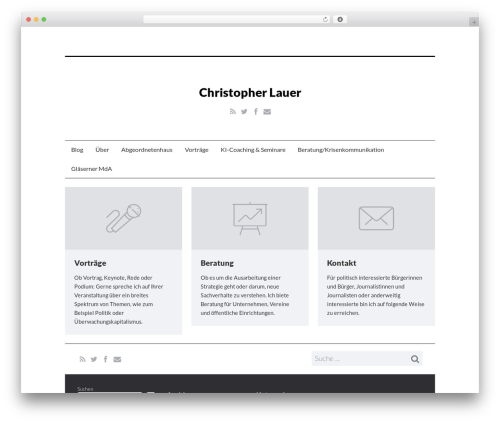 WP theme Schmidtlepp - christopherlauer.de