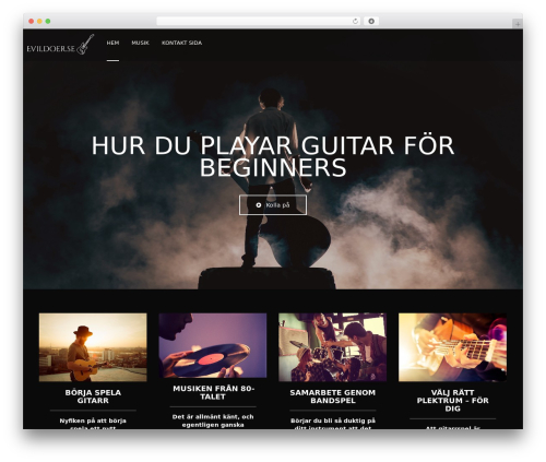 Youplay WordPress theme - evildoer.se