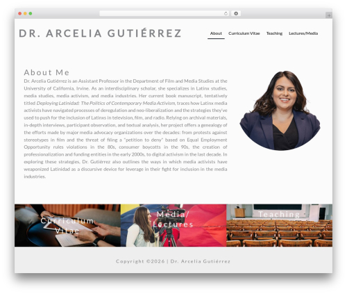 Astra portfolio WordPress plugin - arceliagutierrez.com
